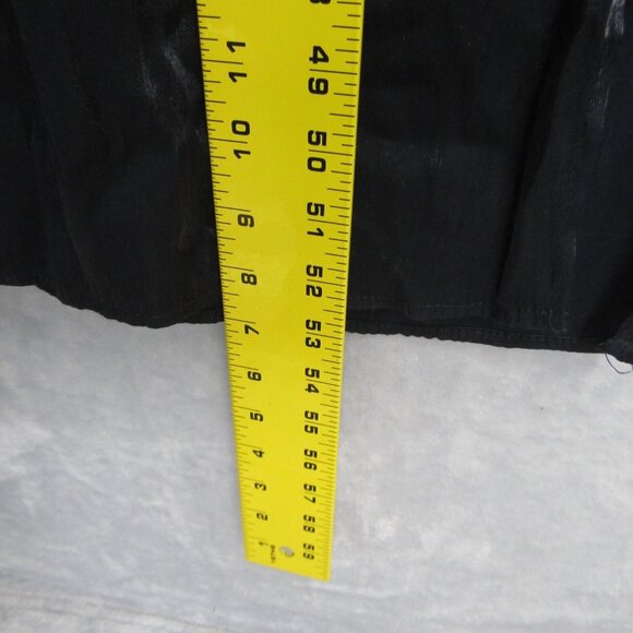 Coco & Juan Lagenlook Black Blue Abstract Asymmetric Maxi Dress 0 Stretchy - Picture 11 of 13